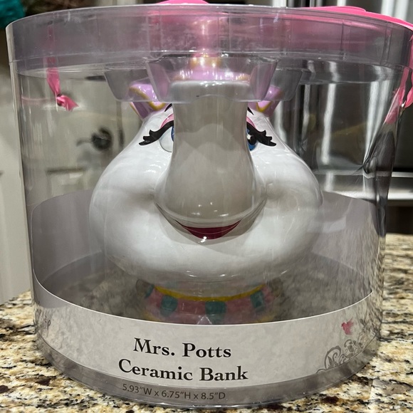 Disney Beauty And The Beast Mrs. Potts Ceramic Coin Bank - Picture 8 of 8